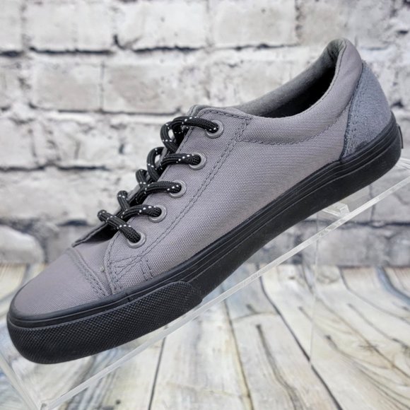 Polo Ralph Lauren‎ Brayden Sneakers Boys Size 1 Gray Athletic Designer Shoes - Picture 3 of 9